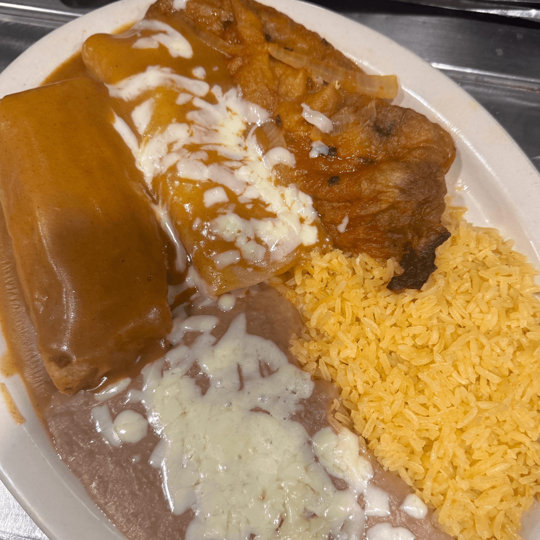 #28 Enchilada, Chile Relleno & Tamale.