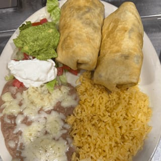 #4 Chimichangas Dinner