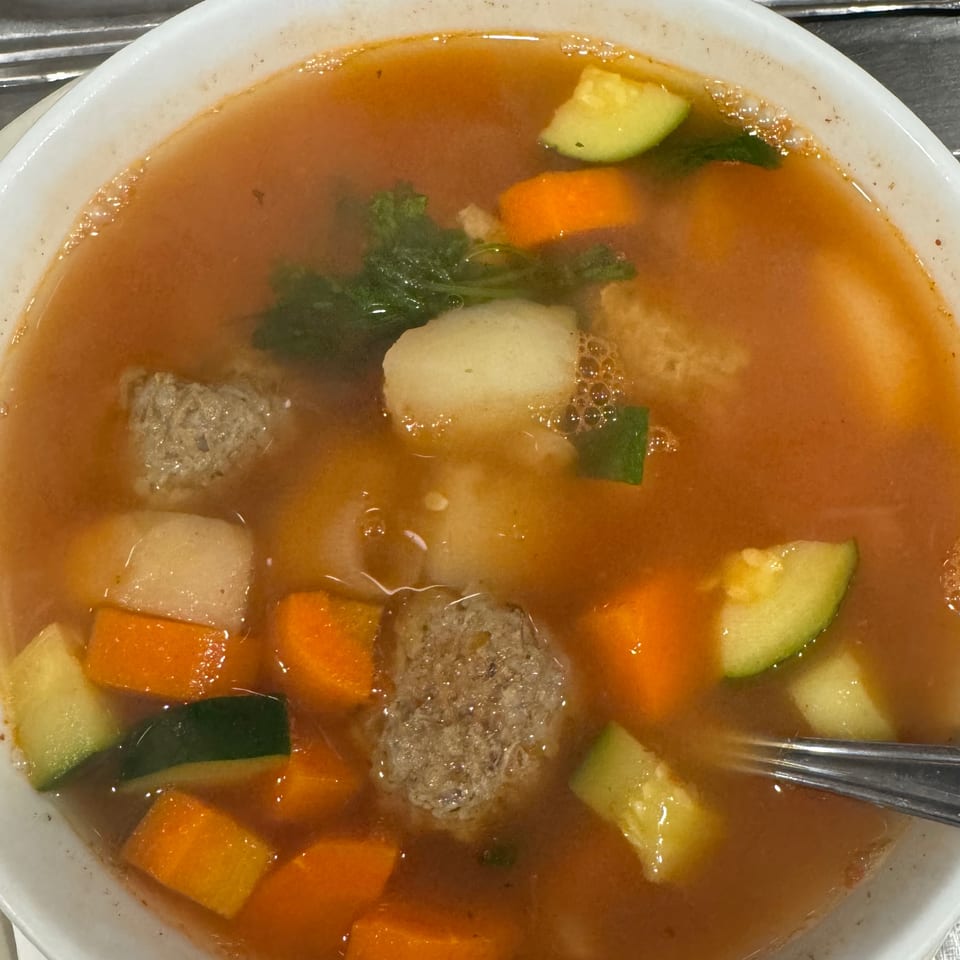 Delicious Albondigas Soup