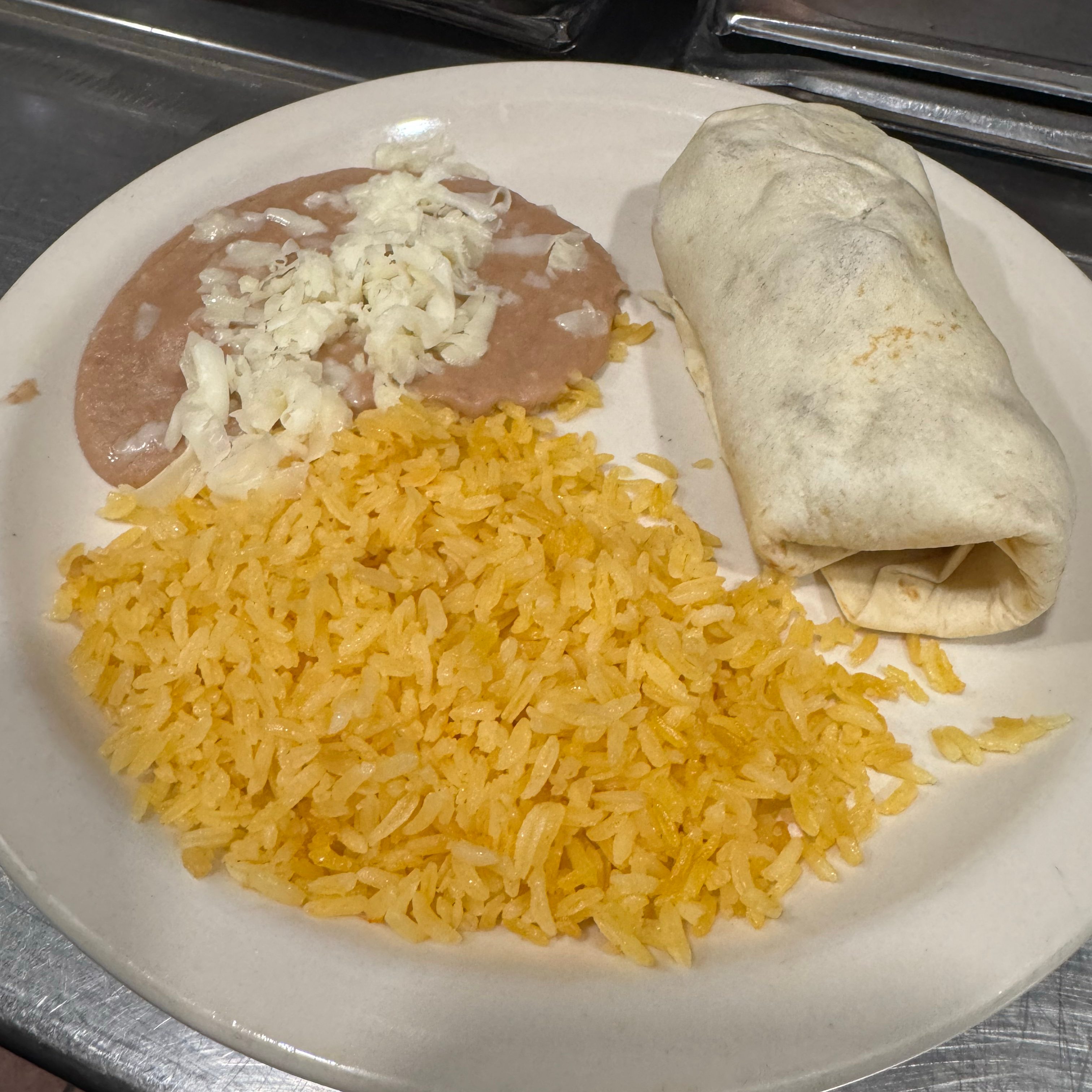 Child's Burrito.
