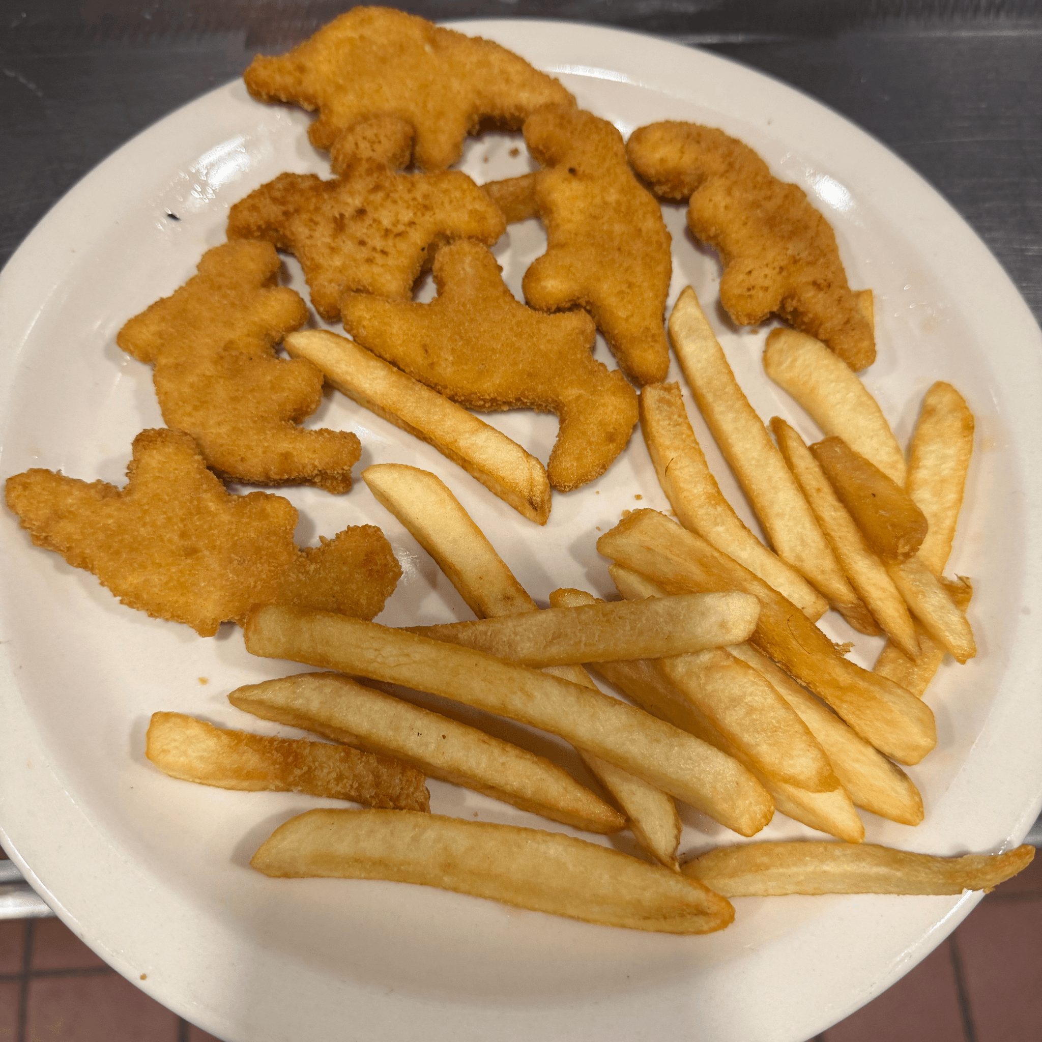 Child's Dino Nuggets.